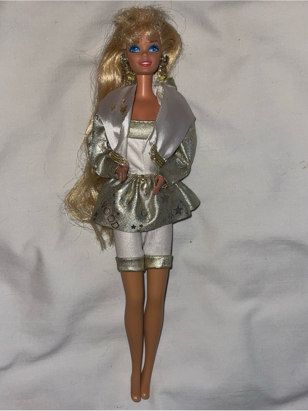 1992 Mattel Hollywood Hair Barbie Doll With Outfit